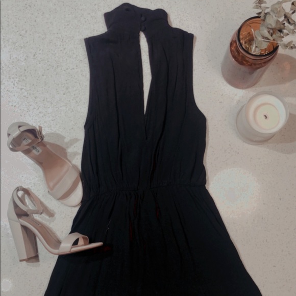 SHILLA | High Neck Black Romper - Picture 6 of 6